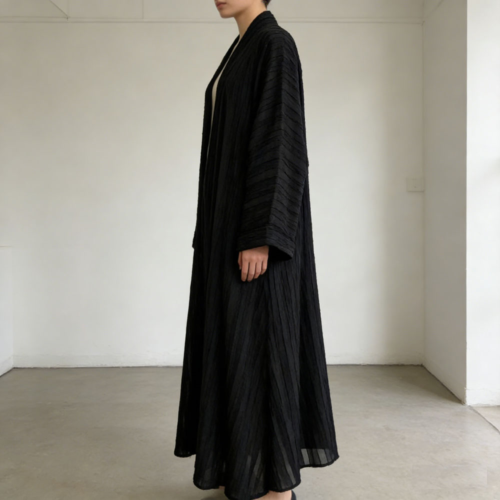 Jalabiya Women Arabic - Ramadan Dubai Open Abaya Kimono Cardigan