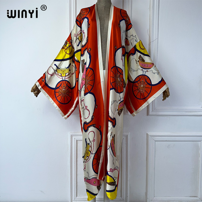 Kaftan Women Boho - WINYI boho print Kimono Zomer Vest