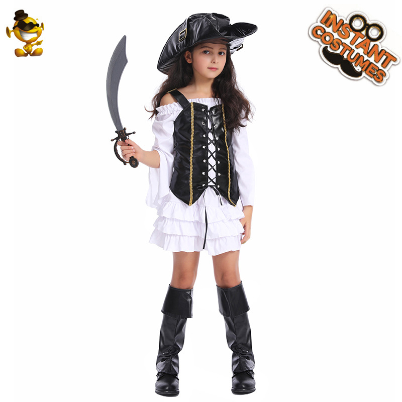 Ethnic Fashion Show - Halloween Meisjes Piratenfeest Optreden Kostuum Podiumshow