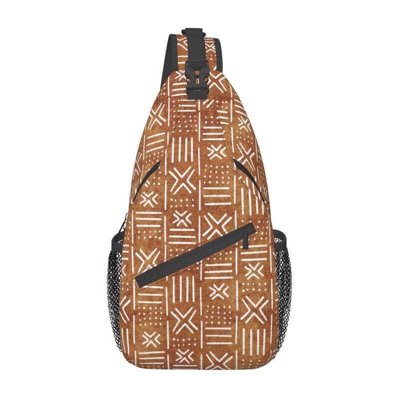 Ethnic Fashion Men - Bogolan Muddoek Afrikaanse Patroon Slinger Bag