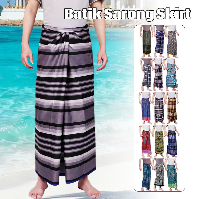 Batik Sarong Wrap - Heren Dames Batik Sarong Rok Etnische