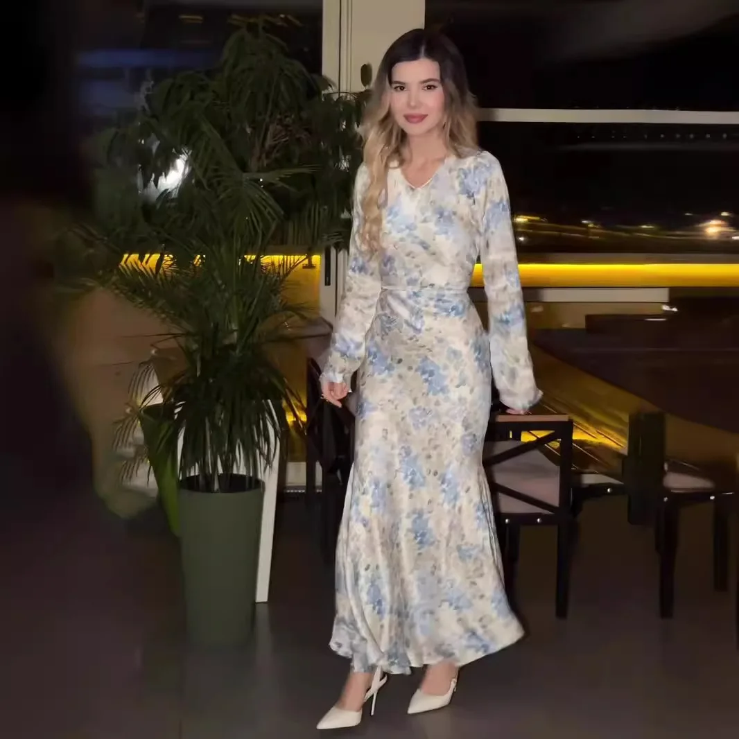 Jalabiya Women Arabic - Eid Moslim Abaya voor Vrouwen Feestjurken