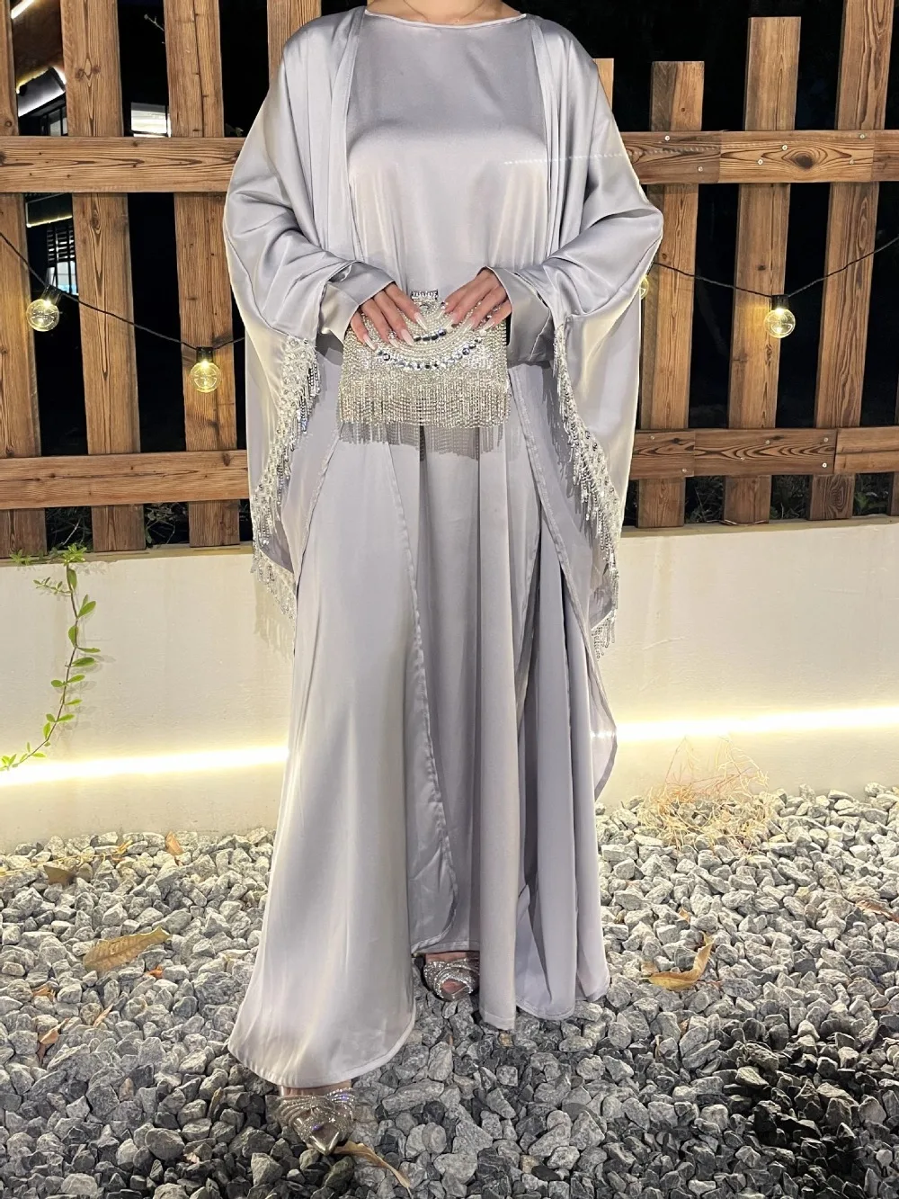 Jalabiya Women Arabic - Moslim Vrouwen Abaya Jurk 2 Delige