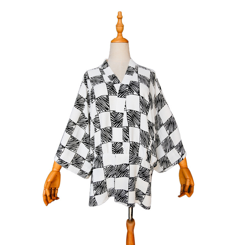 Haori Japanese Jacket - Zomer Veer Geweven Jas Heren Kimono