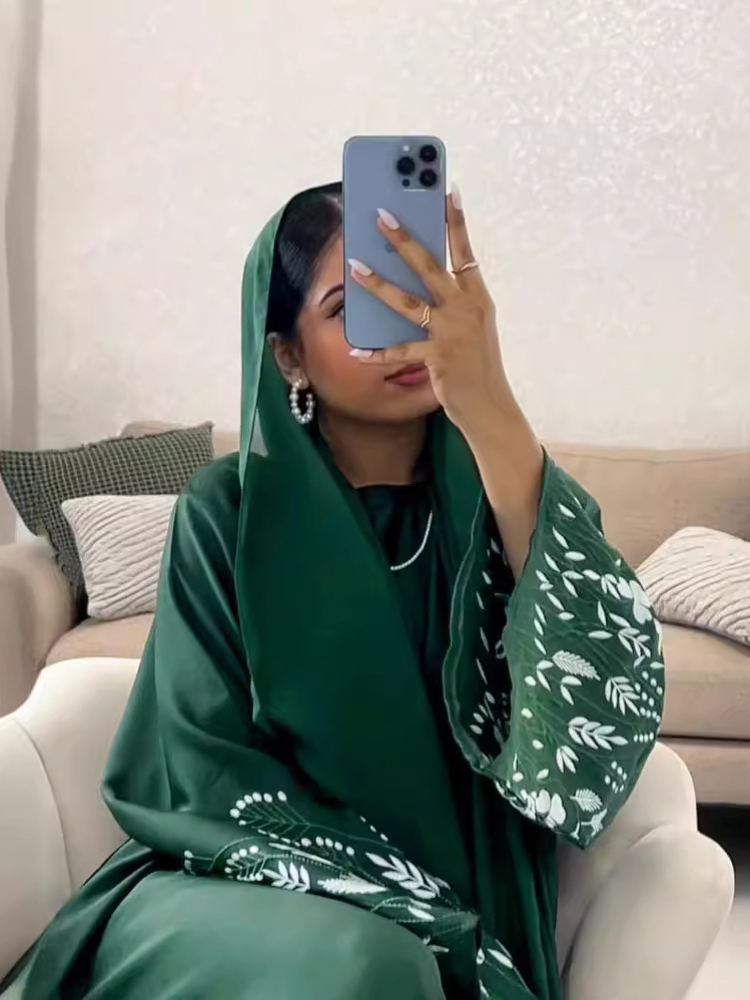 Kalkoen Emboridery Abaya Voor  - Jalabiya Women Arabic recensie en prijs