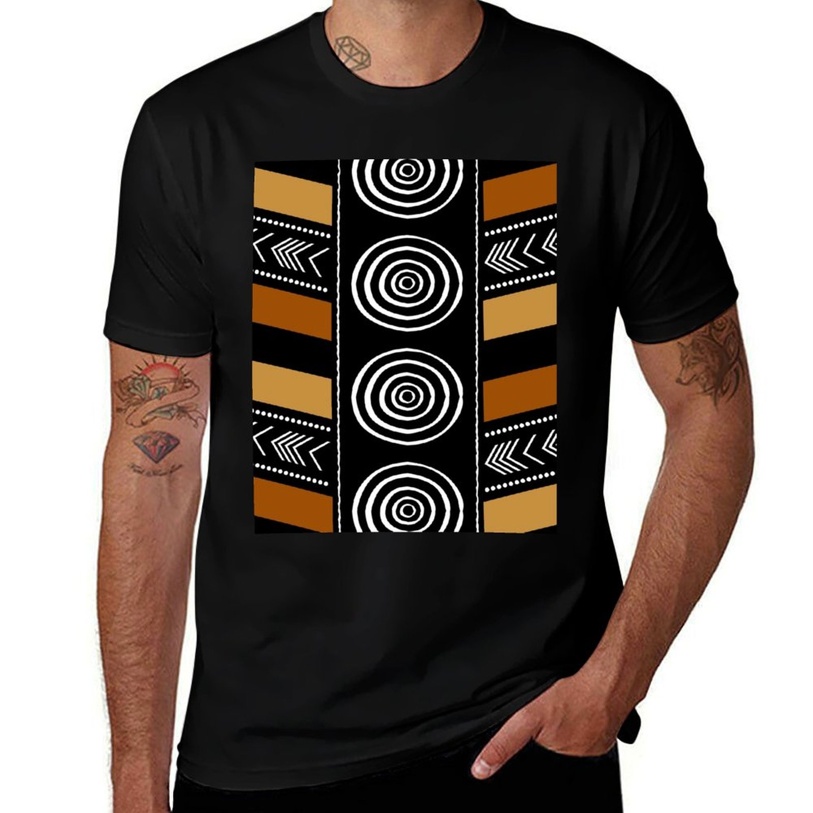Afrikaanse modderdoek kunstzin - Mudcloth Print Top recensie en prijs