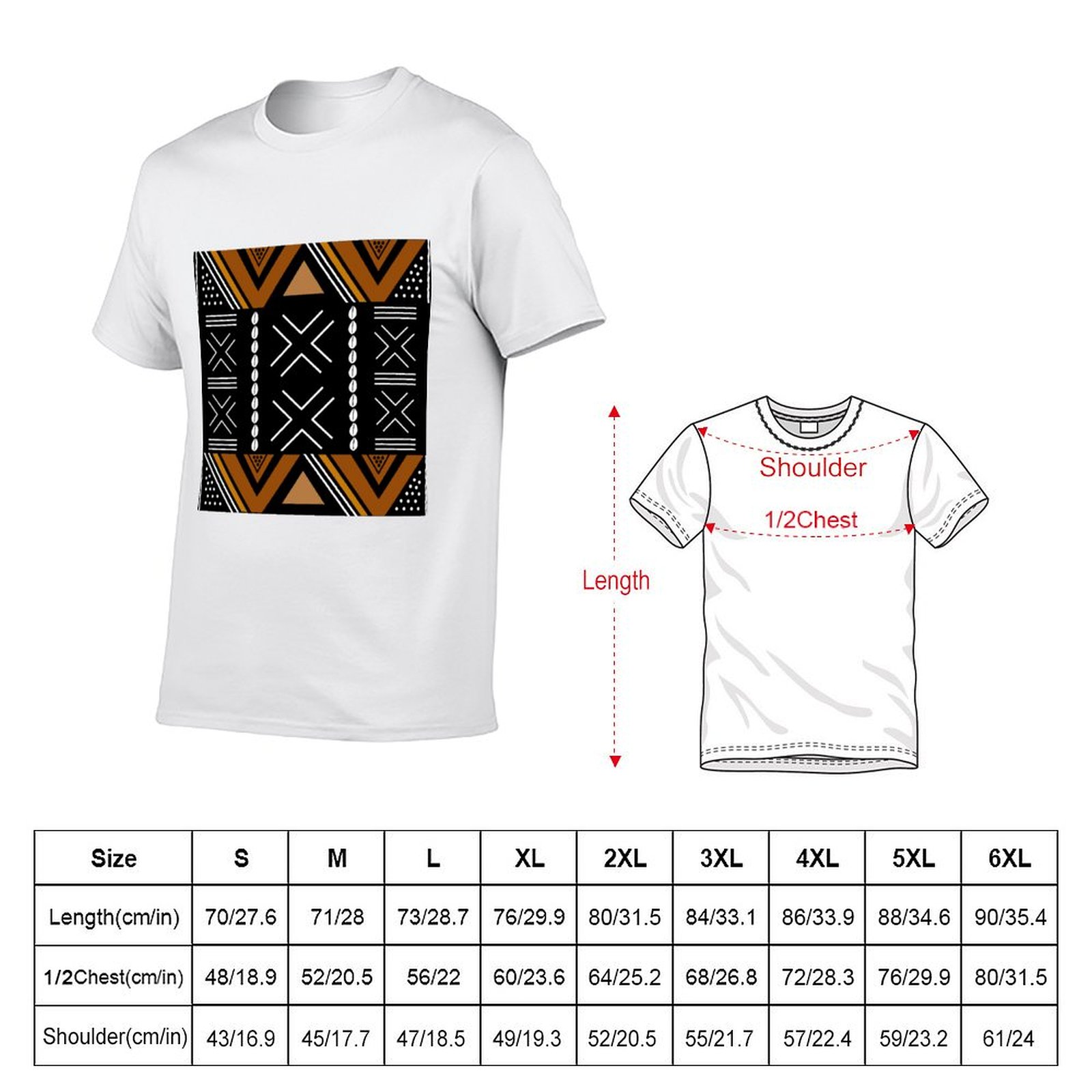 Afrikaans modderdoek Bogolan D - Mudcloth Print Top recensie en prijs