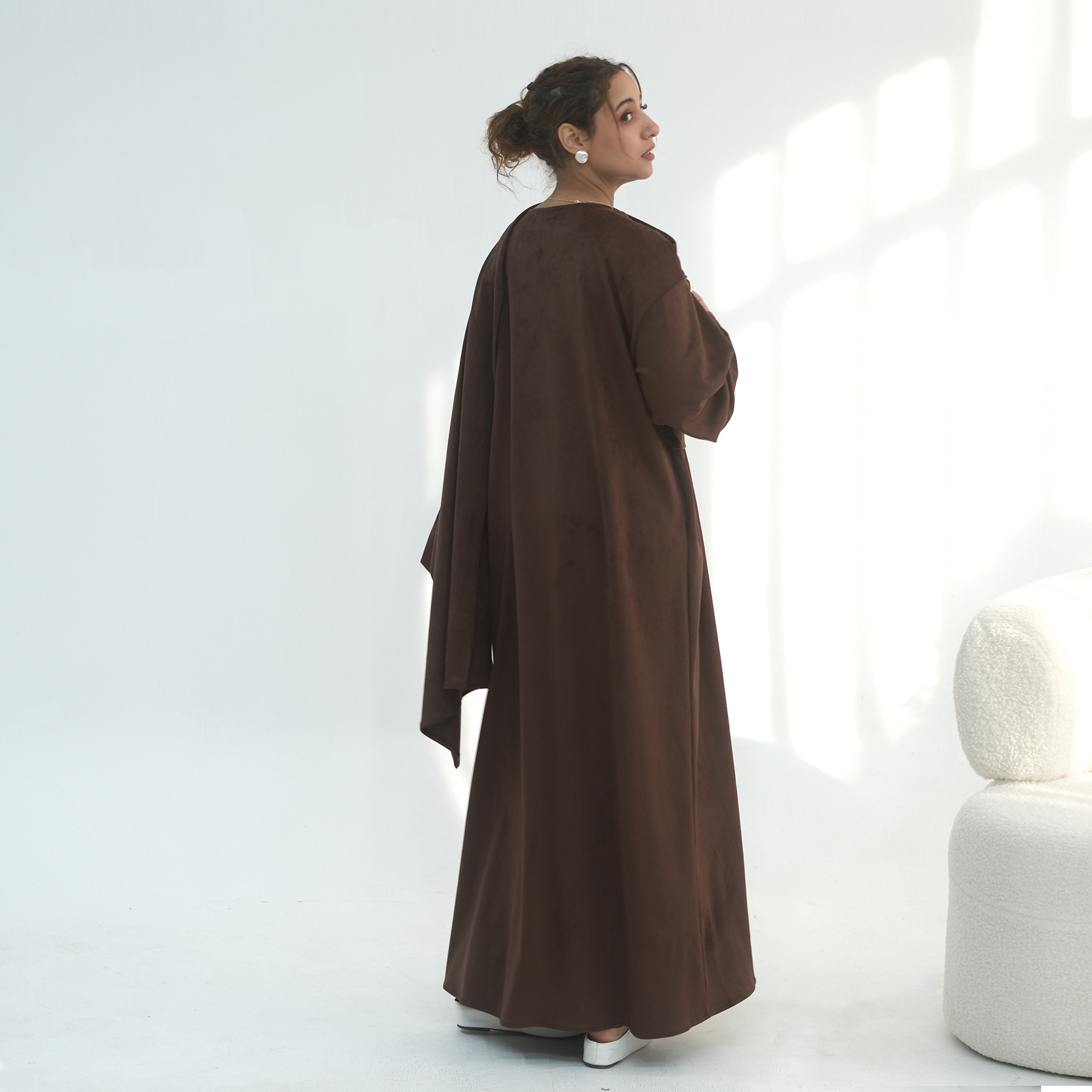 2026 Open Voorzijde Abaya Cape - Jalabiya Women Arabic recensie en prijs