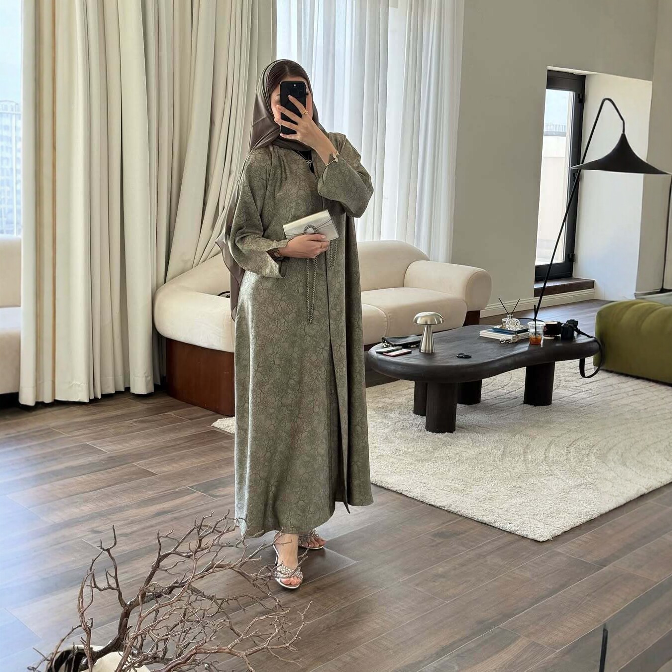 Eid jurk print abaya vrouwen m - Jalabiya Women Arabic recensie en prijs