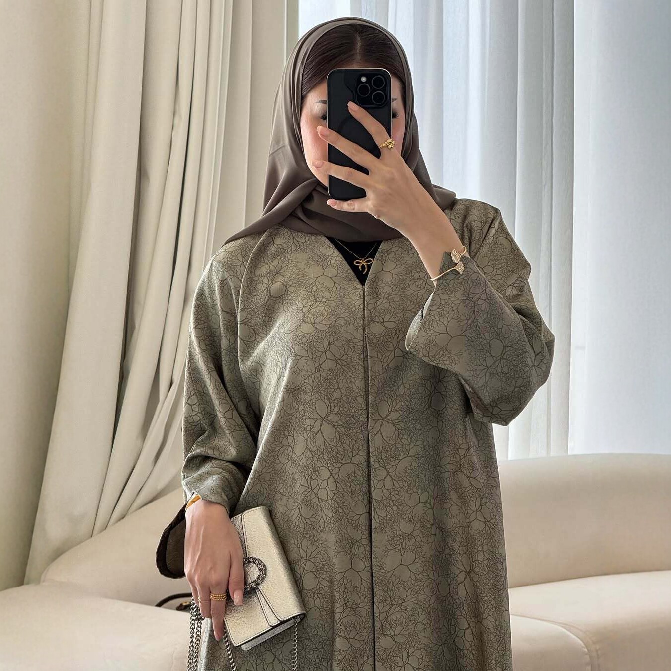 Eid jurk print abaya vrouwen m - Jalabiya Women Arabic recensie en prijs