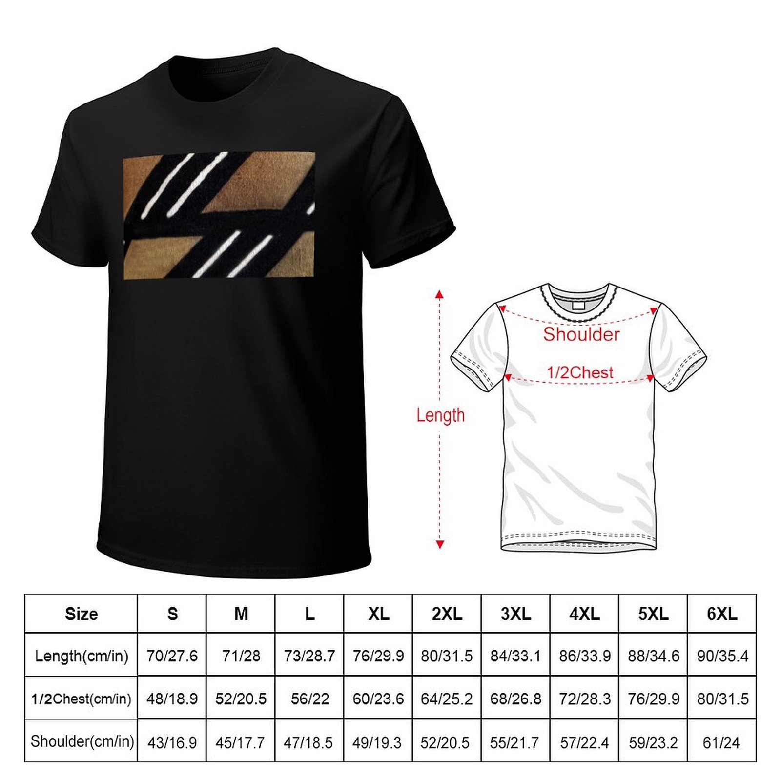 Afrikaans modderdoek T-shirt,  - Mudcloth Print Top recensie en prijs
