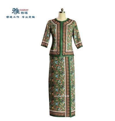 Singapore Airlines Stewardess  - Batik Sarong Wrap recensie en prijs