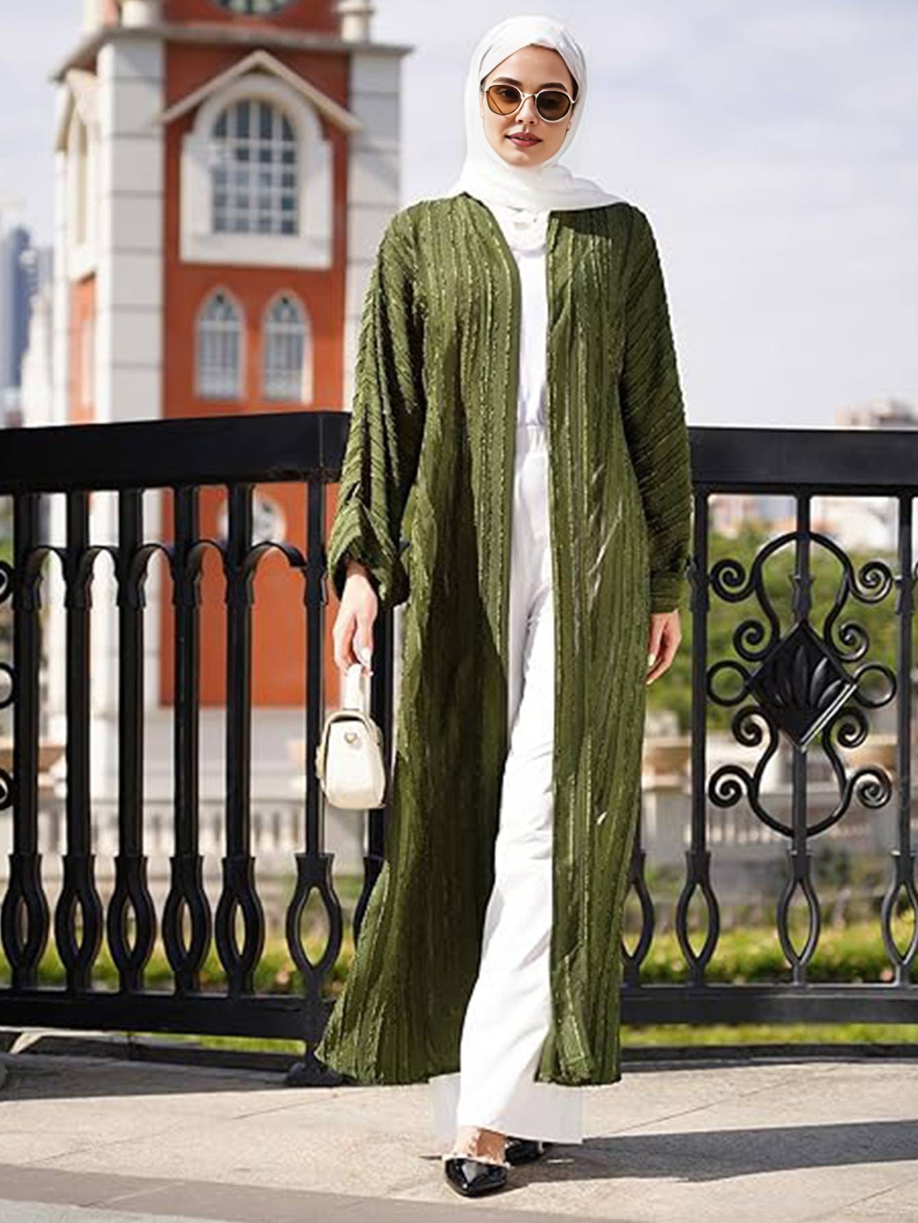 Ramadan Dubai Open Abaya Kimon - Jalabiya Women Arabic recensie en prijs