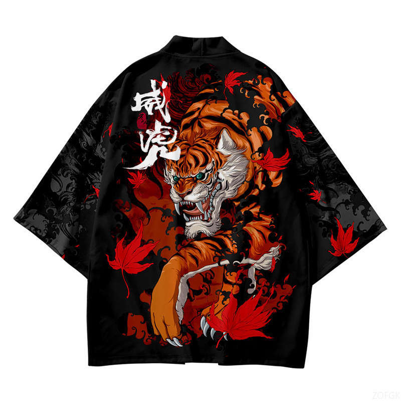 Zwarte Kimono Open Kraag Heren - Haori Japanese Jacket recensie en prijs