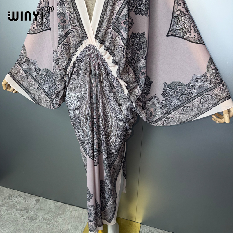 WINYI V-hals Sexy Jurk Arabisc - Kaftan Women Boho recensie en prijs