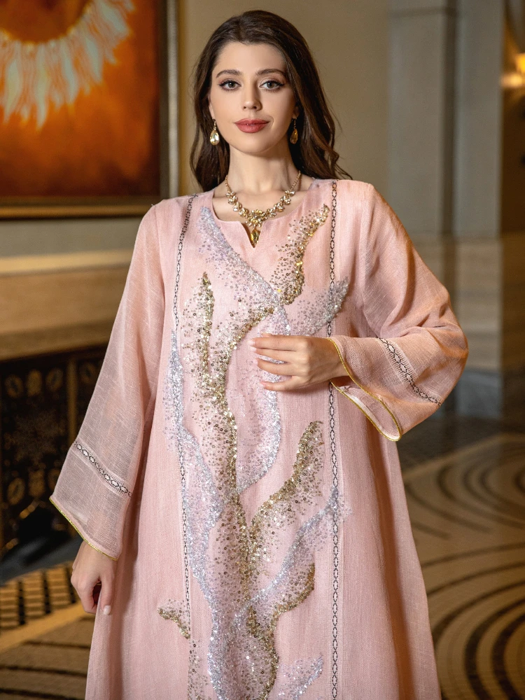 Eid Moslim Feestjurk voor Vrou - Jalabiya Women Arabic recensie en prijs