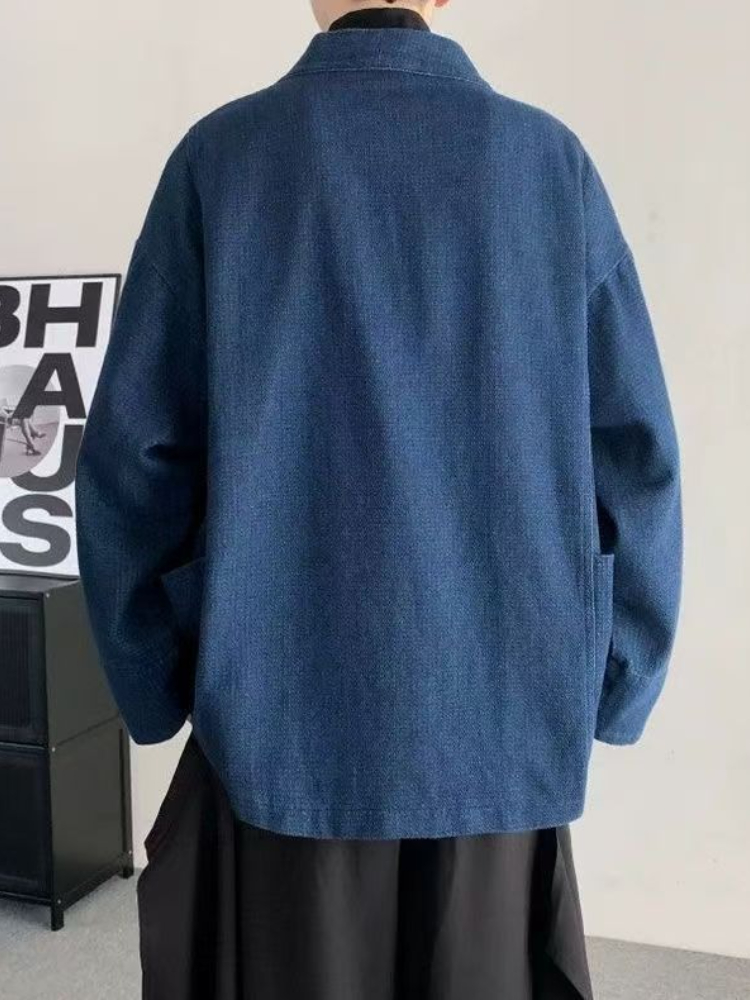 Vintage Japanse stijl denim ja - Haori Japanese Jacket recensie en prijs