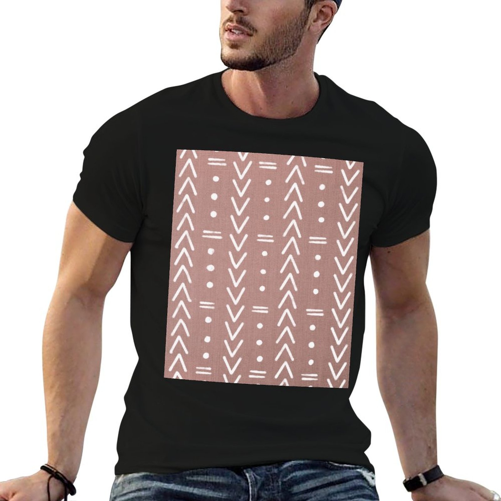 Mudcloth witte geometrische vo - Mudcloth Print Top recensie en prijs
