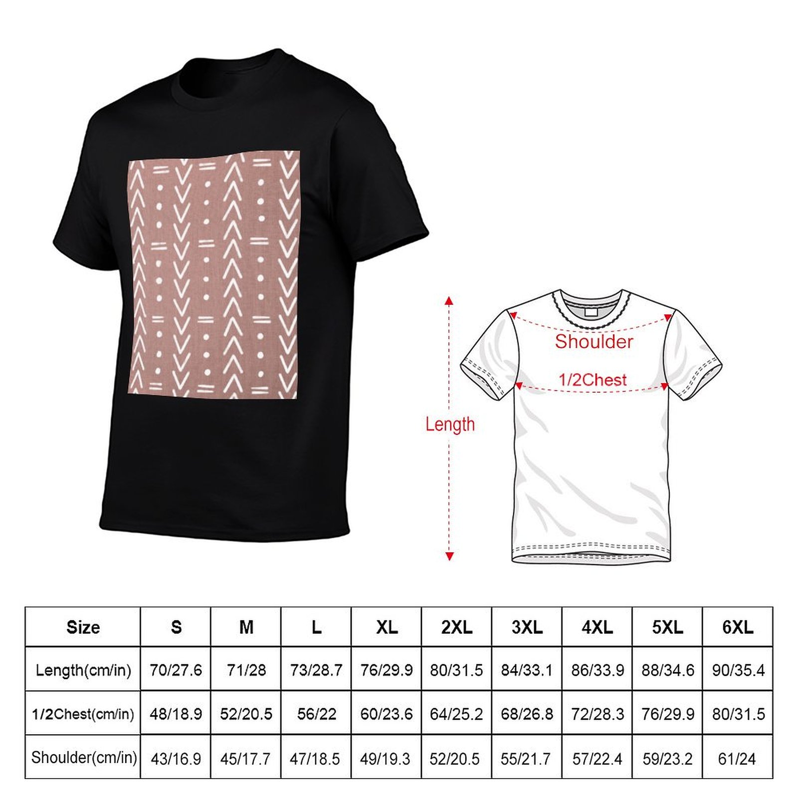 Mudcloth witte geometrische vo - Mudcloth Print Top recensie en prijs