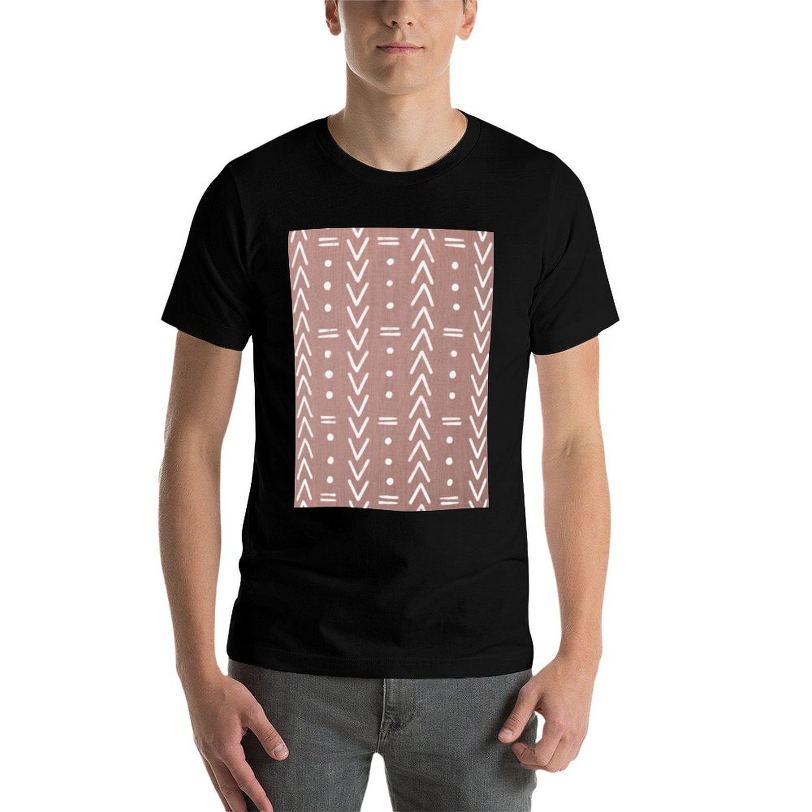 Mudcloth witte geometrische vo - Mudcloth Print Top recensie en prijs