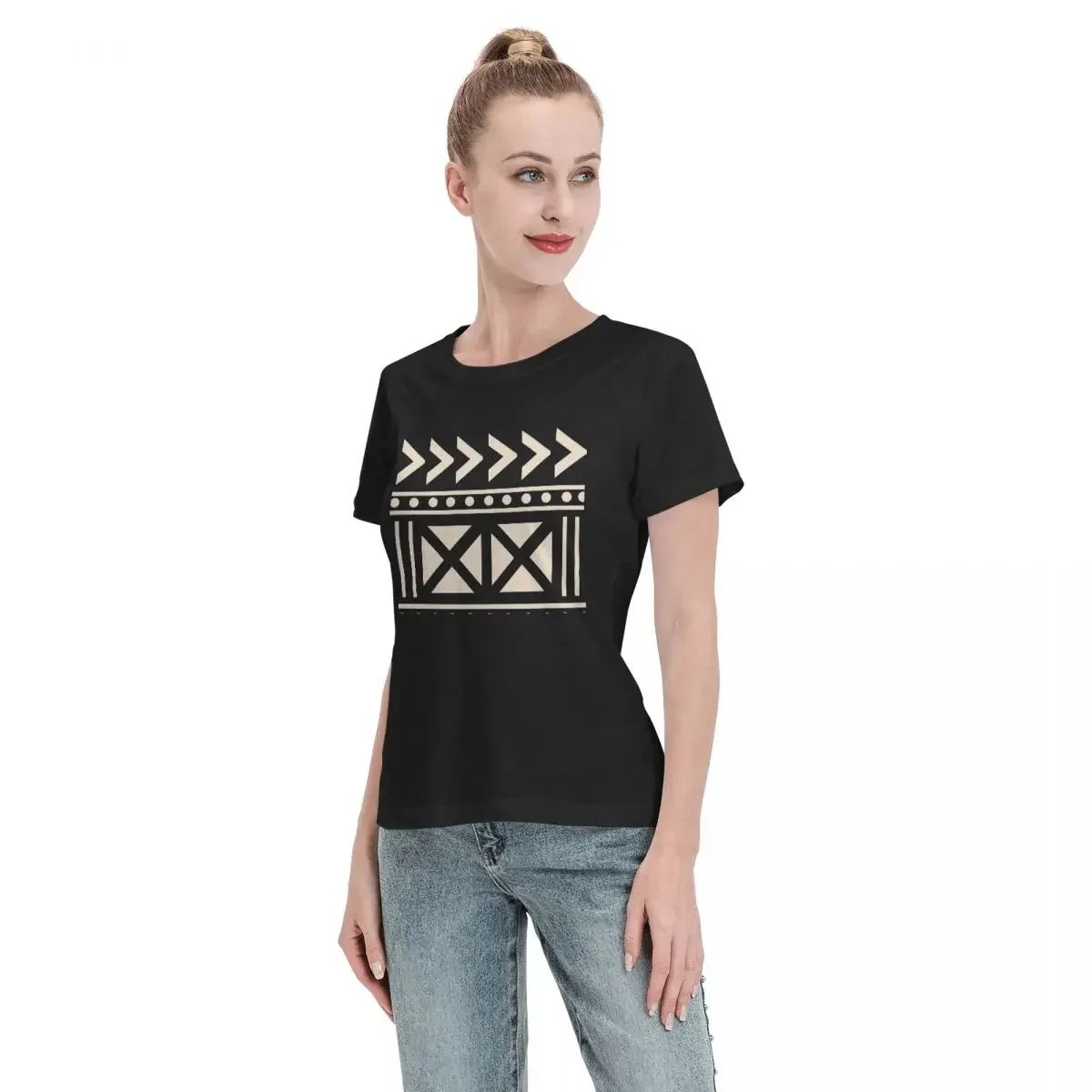 Dames T-shirt Afrikaanse modde - Mudcloth Print Top recensie en prijs