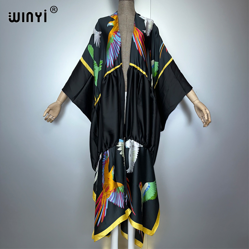 WINYI print boho kimono maxi s - Kaftan Women Boho recensie en prijs