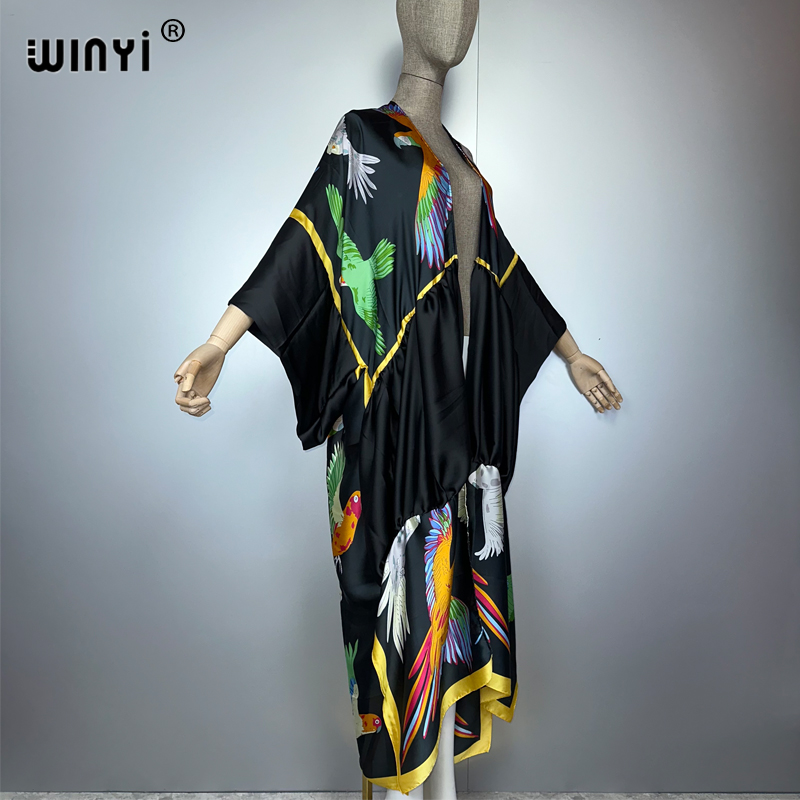 WINYI print boho kimono maxi s - Kaftan Women Boho recensie en prijs