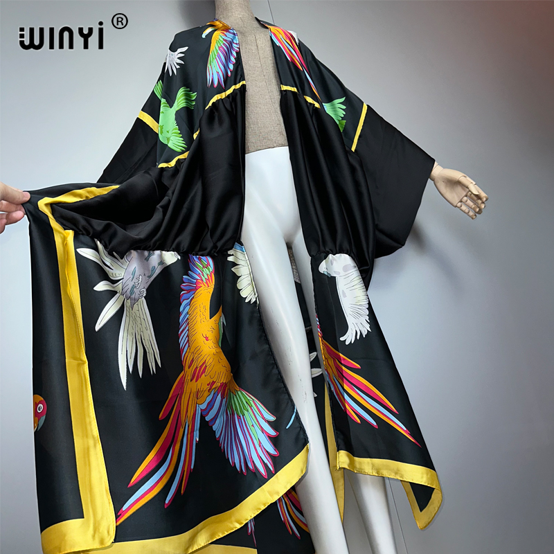WINYI print boho kimono maxi s - Kaftan Women Boho recensie en prijs