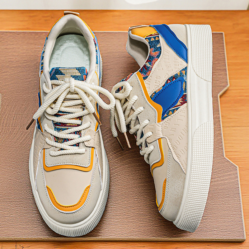 Vintage patchwork platform sne - Ethnic Fashion Men recensie en prijs