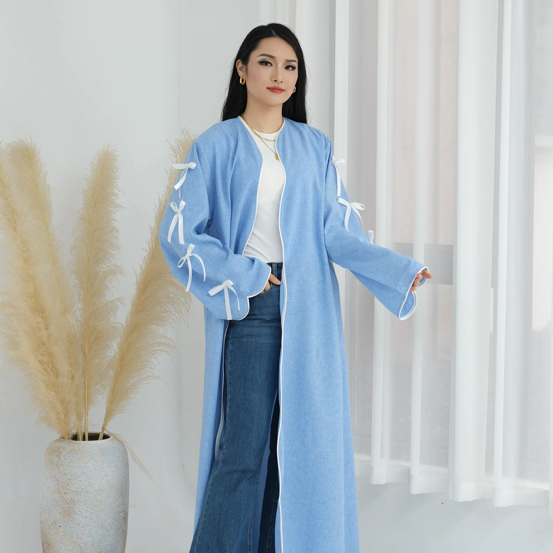 Ramadan Open Abaya Dubai Kafta - Jalabiya Women Arabic recensie en prijs