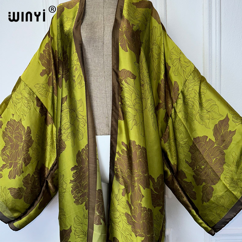 WINYI Afrika boho print Kimono - Kaftan Women Boho recensie en prijs