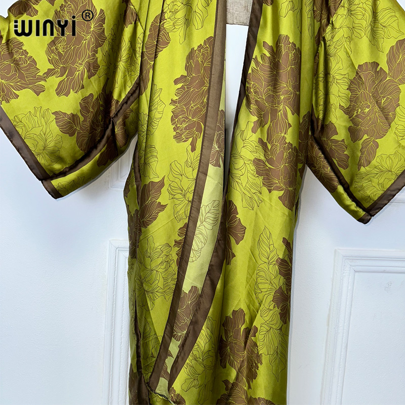 WINYI Afrika boho print Kimono - Kaftan Women Boho recensie en prijs